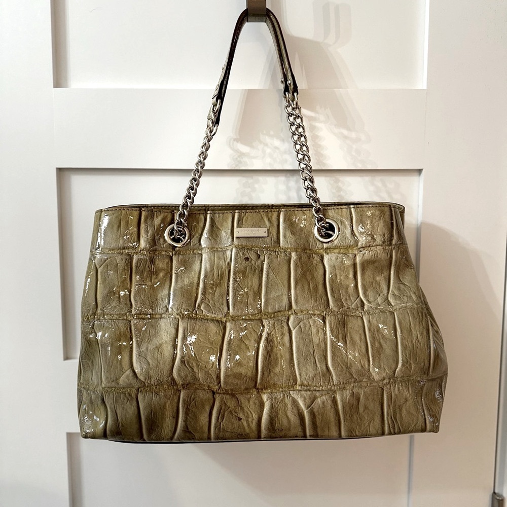 Kate Spade Helena Alligator Tote Bag